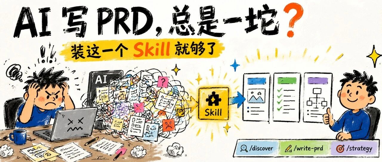 为什么你让 AI 写的 PRD,总是一坨?产品经理装这一个 Skill 就够了